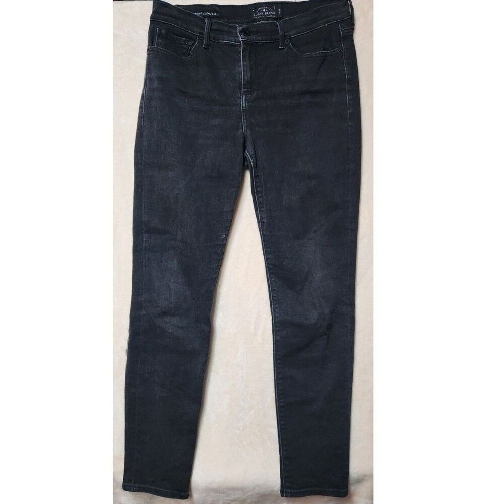 Lucky Brand Jeans Women Black Size 8/29 Brooke Jegging Demin
